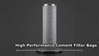 Túi lọc Polyester PTFE tùy chỉnh để kiểm soát bụi xi măng