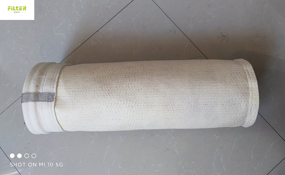 Túi lọc Nomex 550GSM với keo silicone nhiệt độ cao