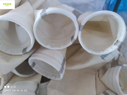 Tay áo lọc Nomex Aramid nhiệt độ cao tùy chỉnh 550GSM cho ngành công nghiệp bụi
