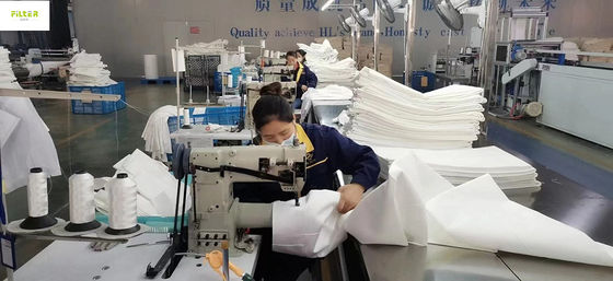 Vớ lọc sợi thủy tinh Nomex Polyetser PPS Tùy chỉnh 300GSM ~ 850GSM