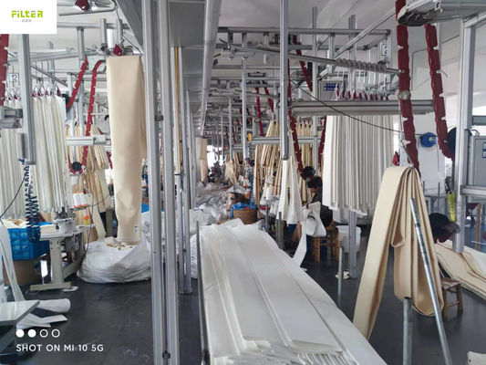 Vải lọc không khí bằng sợi thủy tinh PPS Nomex PTFE cho hệ thống hút bụi