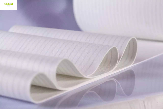 Nhiệt độ bình thường Vải lọc chống tĩnh điện Polyester không dệt