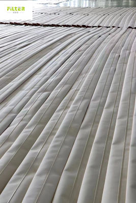 Túi lọc PTFE 100% sợi PTFE Baghouse để xử lý khói