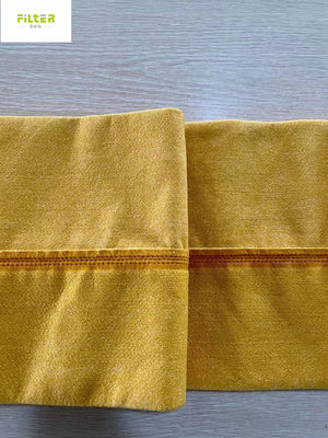 Túi lọc phớt kim 100% P84 để thu gom bụi Pulse Jet 550g Độ thấm khí tốt