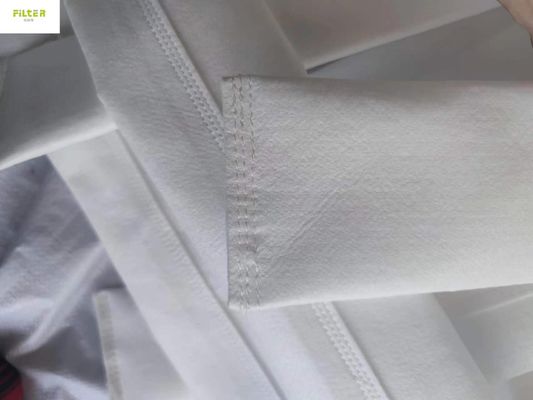 Túi lọc bụi PP Polyester Bộ lọc kim nỉ 450GSM - 550GSM