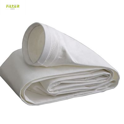 Máy thu bụi xi măng 500gm Polyester Anti Static Filter Bag Kháng kiềm