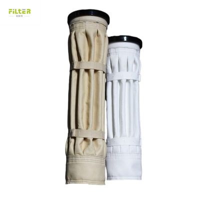 Máy thu bụi xi măng 500gm Polyester Anti Static Filter Bag Kháng kiềm