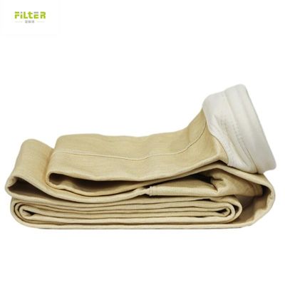 Singeing Calendering PPS PTFE Filter Bag cho máy thu bụi nhà máy điện