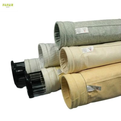 550gm túi lọc polyester cho bộ sưu tập bụi xi măng với chống tĩnh