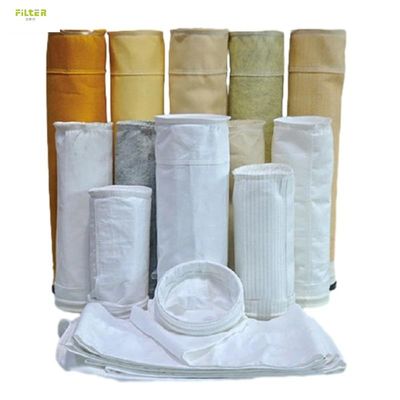 550gm túi lọc polyester cho bộ sưu tập bụi xi măng với chống tĩnh