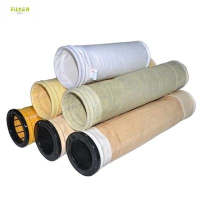 Phòng chống ăn mòn cao Polyester Filter Sleeves 450gm - 550gm