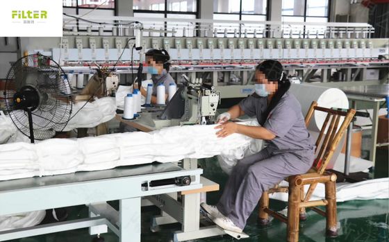 Thẻ túi loại bộ sưu tập bụi túi lọc Polyester Nomex gập gập gập gập