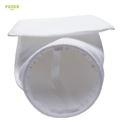 Thẻ thực phẩm 500 Micron Nylon Mesh Liquid Filter Bag Với Nhẫn Nhựa