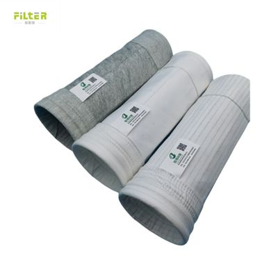 Túi bụi nhiệt độ cao polyester chống tĩnh với túi lọc PTFE
