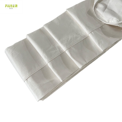 Xương kim Nomex PTFE Polyester Dust Filter Sleeve PPS Dust Collector Filter Bags Cho nhà máy bê tông nhựa 450-550GSM