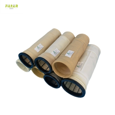 Sử dụng bộ lọc không khí Nomex Polyester PPS PTFE túi lọc sợi thủy tinh cho nhà máy trộn nhựa