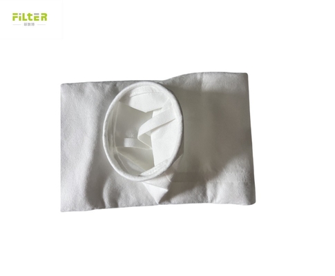 Túi lọc polyester để thu thập bụi trong môi trường ẩm ướt và axit trong xăm và ngành công nghiệp khai thác mỏ với SS Snapband Top
