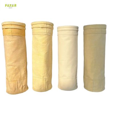 High temperature filter bag Nomex Aramid PTFE PPS non-woven filter for Dust Collector