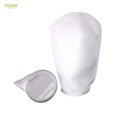 Túi lọc chất lỏng bền được chế tạo từ polyester nylon và polypropylene với sợi mịn và không có chất liệu rơi ra để lọc chất lỏng