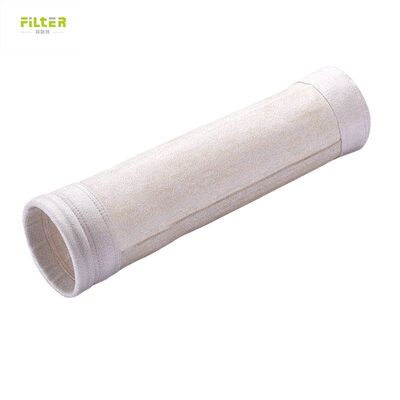 Túi lọc sợi thủy tinh Nomex polyester cung cấp hiệu suất lọc bụi với độ thấm khí cao và khả năng chống thấm mạnh với axit và kiềm