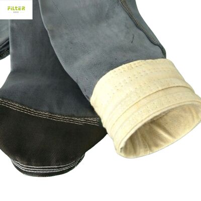 Túi lọc PPS chịu tải nặng với lưới gia cố sợi thủy tinh và xử lý nhúng PTFE để lọc bụi trong nhà máy công nghiệp