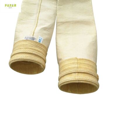 Thùng lọc Baghouse chịu nhiệt độ cao được làm bằng sợi thủy tinh 100% cho máy thu bụi nhà máy nhựa