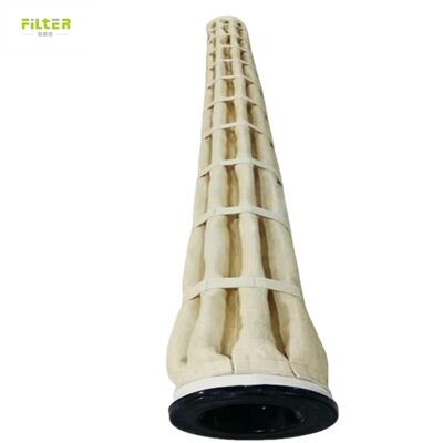 túi lọc nhiệt độ cao Polyester Nomex PTFE PPS P84 Sợi thủy tinh Công nghiệp felt để thu thập bụi xi măng mỏ than nhà máy thép