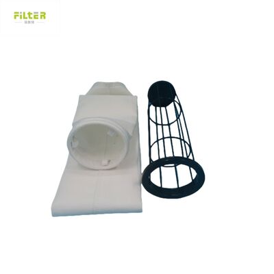 túi lọc nhiệt độ cao Polyester Nomex PTFE PPS P84 Sợi thủy tinh Công nghiệp felt để thu thập bụi xi măng mỏ than nhà máy thép