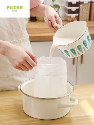 Túi lọc chất lỏng cấp thực phẩm với túi lọc sữa đậu nành nylon/Cotton có thể tái sử dụng
