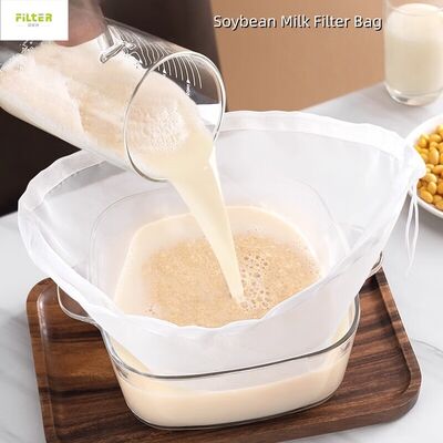 Thùng lọc chất lỏng Thùng lọc chất lỏng chất lượng thực phẩm Nylon lưới lọc với khóa dây kéo Lưới mịn tái sử dụng để lọc nước ép rau và trái cây