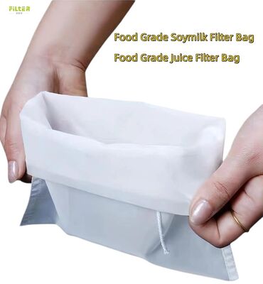 Túi lọc bột giấy dây rút chống rò rỉ để ép nước trái cây và làm sữa đậu nành