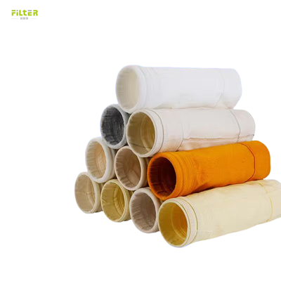 Túi lọc Aramid công nghiệp có lớp nỉ được đục lỗ bằng kim và đáy được gia cố để nâng cao hiệu quả thu gom bụi