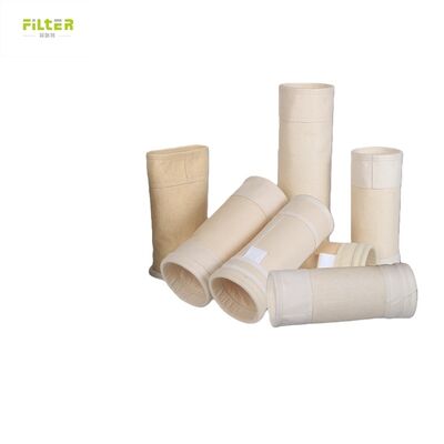 Túi lọc Aramid công nghiệp có lớp nỉ được đục lỗ bằng kim và đáy được gia cố để nâng cao hiệu quả thu gom bụi