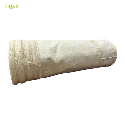 Bộ sưu tập bụi bền túi lọc kim đâm polyester felt với đáy tăng cường cho các ứng dụng thu thập bụi công nghiệp