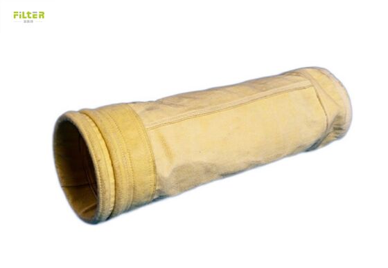 Bộ sưu tập bụi bền túi lọc kim đâm polyester felt với đáy tăng cường cho các ứng dụng thu thập bụi công nghiệp