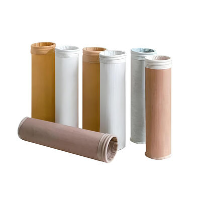 Túi lọc sợi thủy tinh bền bỉ Kim đục lỗ bằng nỉ Polyester được gia cố đáy Thích hợp cho các ứng dụng thu gom bụi công nghiệp