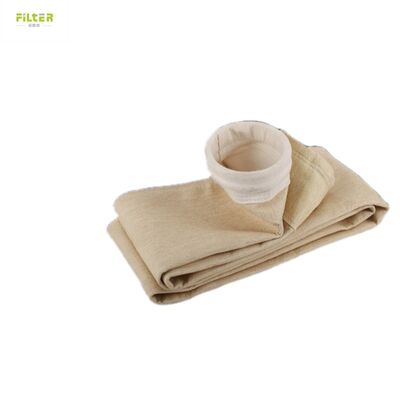 Các túi lọc P84 tùy chỉnh được sản xuất với vải lọc P84 GSM 550 cho các hệ thống thu thập bụi công nghiệp khác nhau