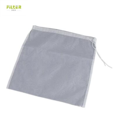Thùng lọc chất lỏng Chất liệu chất lượng thực phẩm bền Nylon Mesh Thiết kế tái sử dụng Fine Mesh Straining Multiple Micron Options Drawstring Closure