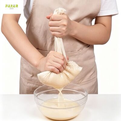 Túi lọc Nylon cấp thực phẩm, Túi lọc lưới mịn tái sử dụng cho thức ăn trẻ em nghiền, Lọc nước ép trái cây và rau củ