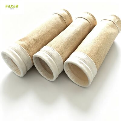 Túi lọc Aramid & PPS & Sợi thủy tinh chịu nhiệt cho hệ thống thu bụi công nghiệp