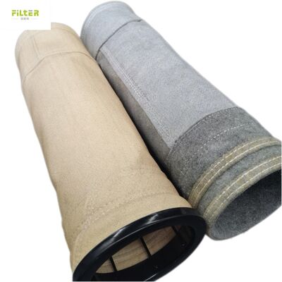 Túi lọc sợi thủy tinh chống ăn mòn chịu nhiệt Aramid PPS PTFE cho bộ lọc túi công nghiệp