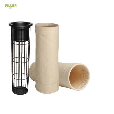 High Efficiency P84 Polyimide Bag Nomex PPS PTFE filter bag for Power Plant Dust Collector
