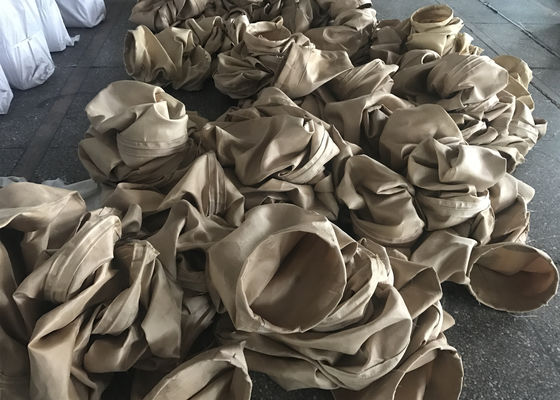 Oil&Water Repellent Fiberglass Filter Bag 630GSM Độ dài tùy chỉnh