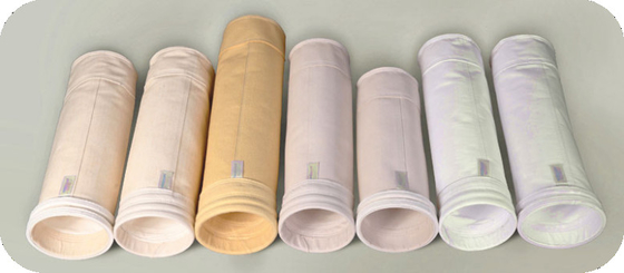 Túi lọc Aramid hiệu suất cao / Túi lọc bằng kim phớt Kích thước tùy chỉnh