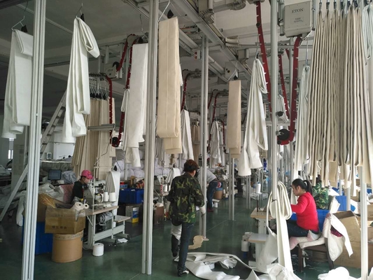 Túi lọc nhiệt độ cao Polyimide (P84) với kích thước tùy chỉnh màng màng