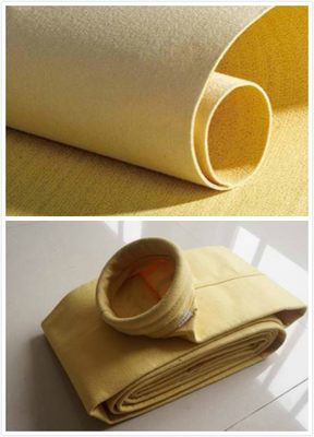 Baghouse Túi lọc Chất liệu vải P84 Polyimide Chất liệu lọc bụi