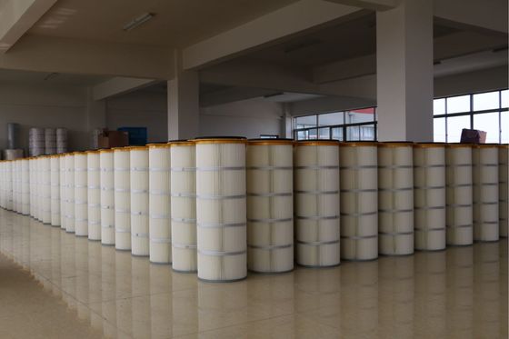 Vỏ sắt Bộ lọc xếp li Ba - Các nắp cho nồng độ bụi lớn