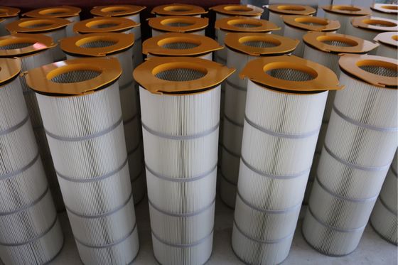 Vỏ sắt Bộ lọc xếp li Ba - Các nắp cho nồng độ bụi lớn