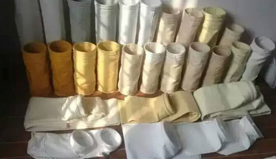 Túi lọc nhiệt độ cao 800GSM / Túi lọc sợi thủy tinh FMS