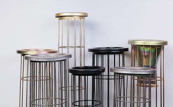 Carbon Steel Baghouse Lọc lồng Lồng cường độ cao Kích thước tùy chỉnh